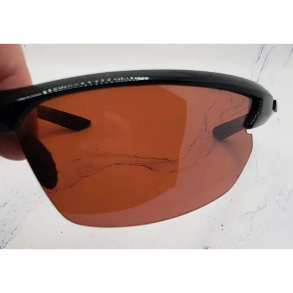 Maxx Sunglasses TR90 Maxx Domain HD Black Amber Lens
